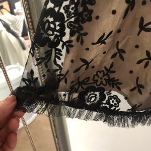 Valentino Red Retro Lace Mini Dress